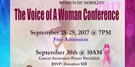 The Voice of A Woman Conference primary image