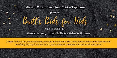 Britt's Bids for Kids Party & Auction