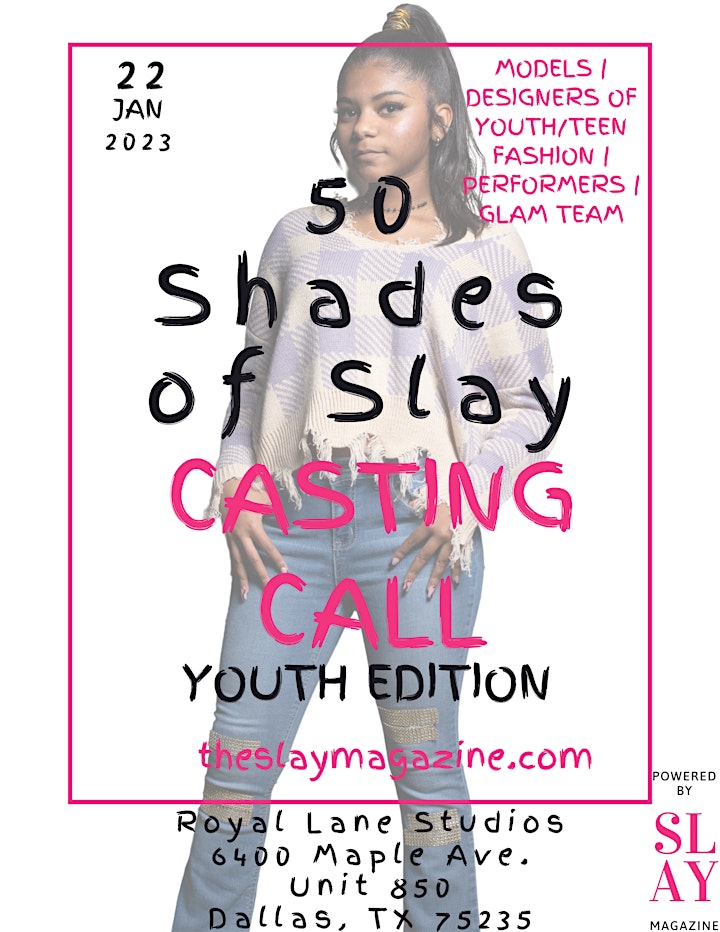 50 Shades of Slay - Youth & Teen Casting Call 2023 image