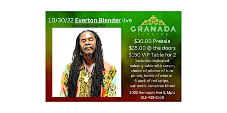 Everton Blender LIVE with special guests TBA
