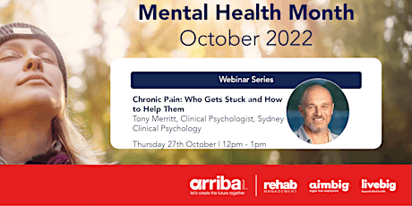 Webinar - Chronic Pain: Who Gets Stuck and How to Help Them