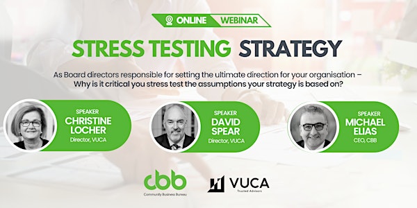 CBB and VUCA: Stress Testing Strategy (Online Webinar)