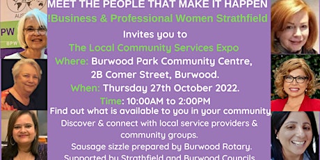 Community Event: Meet the People that Help People in your Local Area. primary image