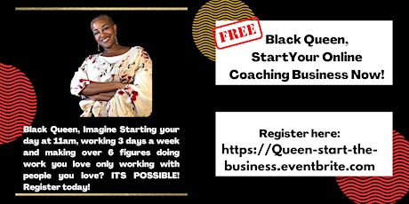 Black Women, Start your Online Coaching Business TODAY!