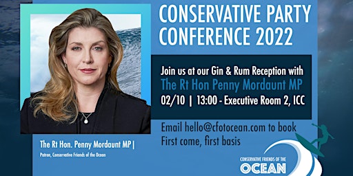 Conservative Friends of the Ocean CPC22 Gin and Rum reception