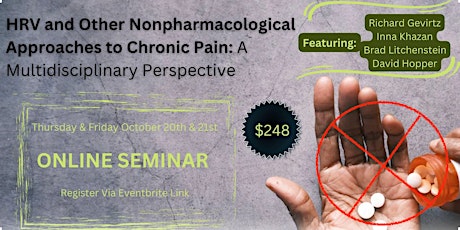 HRV and Other Nonpharm. Approaches to Chronic Pain: Multidisciplinary