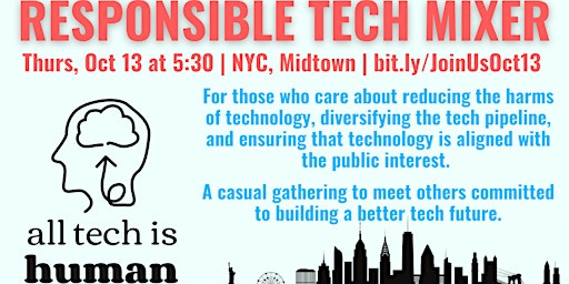 Responsible Tech Mixer NYC + fireside chat w/  Marta L. Tellado