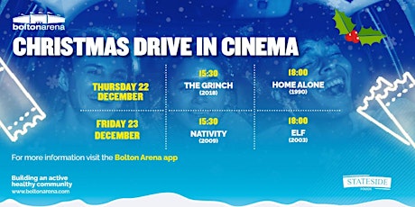 Bolton Arena - Christmas Drive In 22nd & 23rd December primary image