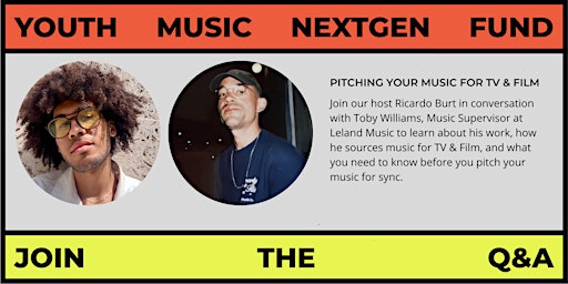 Youth Music NextGen Fund: Pitching Your Music for TV & Film