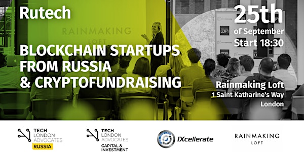 Blockchain startups from Russia & Cryptofundraising