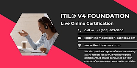 ITIL V4 Foundation Certification Training with Exam in Barrie, ON