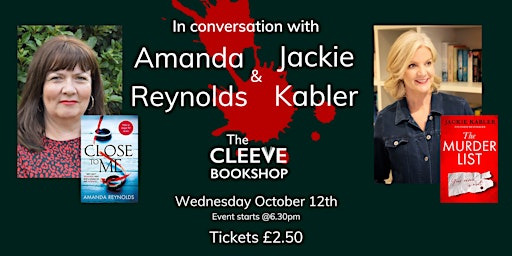 In Conversation with Amanda Reynolds and Jackie Kabler