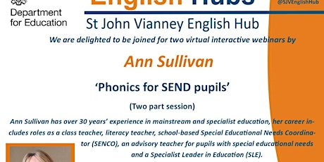 Phonics for SEND pupils with Ann Sullivan - Session 2
