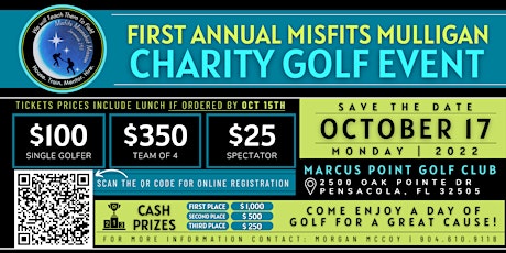 Misfits Mulligan Charity Golf Event