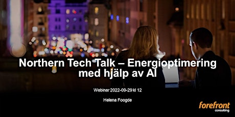 Northern Tech Talk - Energioptimering med hjälp av AI