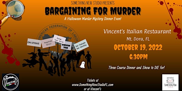 Bargaining for MURDER - A Halloween Murder Mystery Dinner Experience