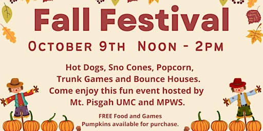 Fall Festival and Trunk Games for Kids