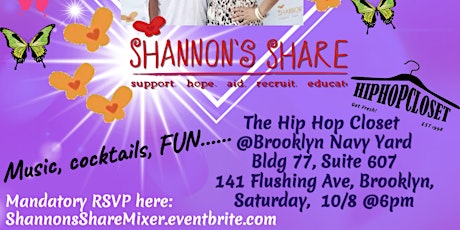 Shannon's SHARE X Hip Hop Closet Fundraiser Mixer