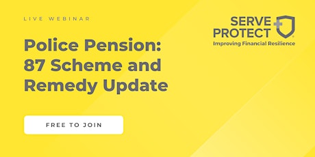 Police Pension: Remedy Update