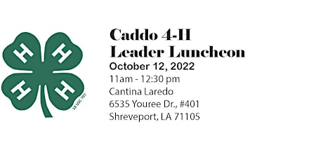 Caddo 4-H Leader Luncheon