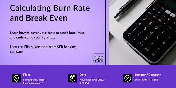 Calculating Burn Rate and Break Even