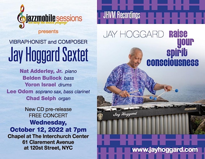 FREE: JAY HOGGARD SEXTET @  A CD PRE-RELEASE JAZZMOBILE|SESSIONS  CONCERT image