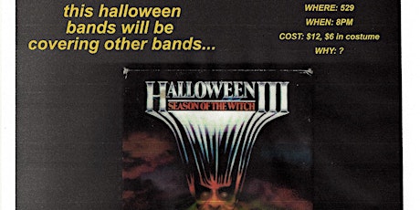 This Halloween bands will be covering other bands