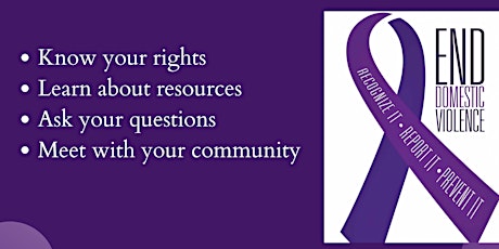 In Recognition of Domestic Violence Month