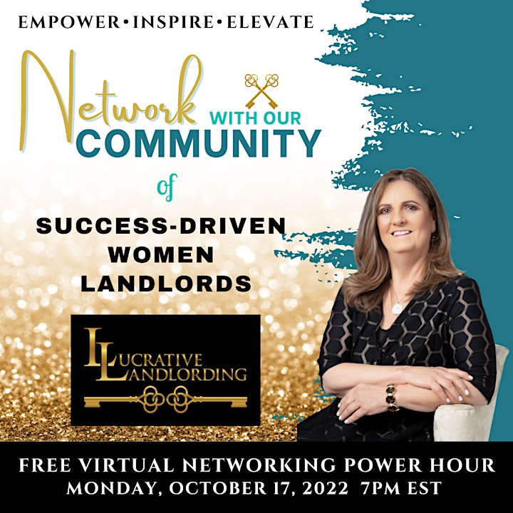 Virtual Networking POWER HOUR Success Driven Women Landlords image