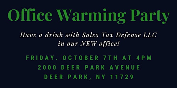 Office Warming Party with Sales Tax Defense LLC