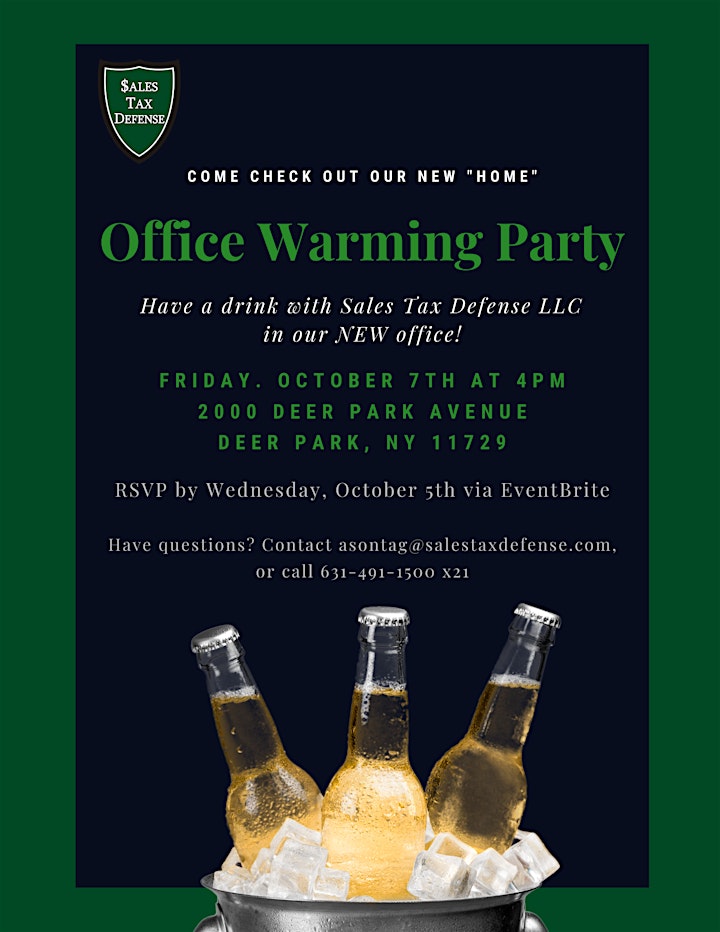 Office Warming Party with Sales Tax Defense LLC image