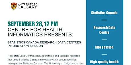 Statistics Canada Research Data Centre Information Session