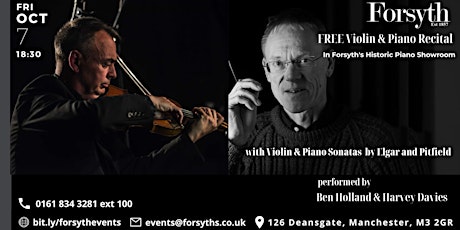FREE  Violin & Piano Recital - Benedict Holland & Harvey Davies