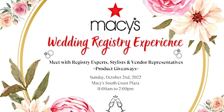 Macy's Wedding Registry Experience