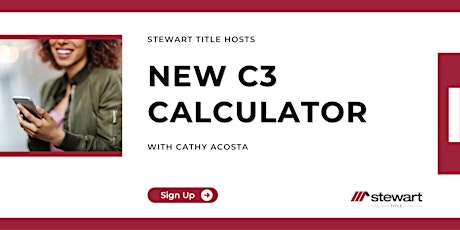 New C3 Calculator - Webinar