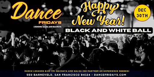 Dance Fridays - pre New Years, Salsa Dancing, Bachata Dancing, Lessons primary image