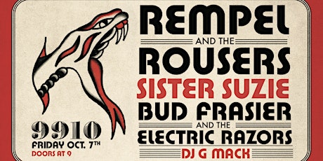 Rempel & the Rousers w/Sister Suzie and Bud Frasier and the Electric Razors