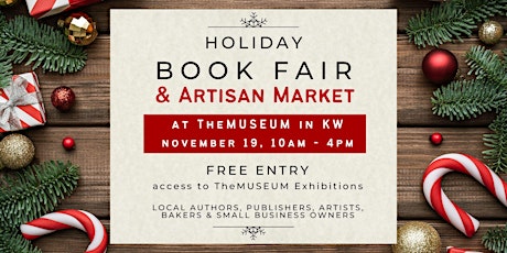 Holiday Book Fair & Market @ TheMUSEUM in KW