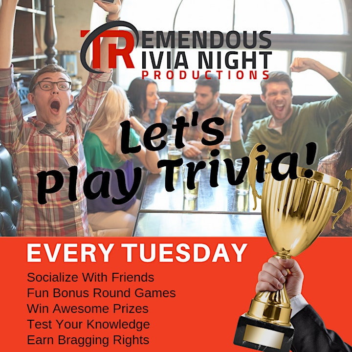 Tuesday Night Trivia at The Canadian Brewhouse Edmonton North! image
