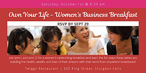 Own Your Life - Women's Business Breakfast