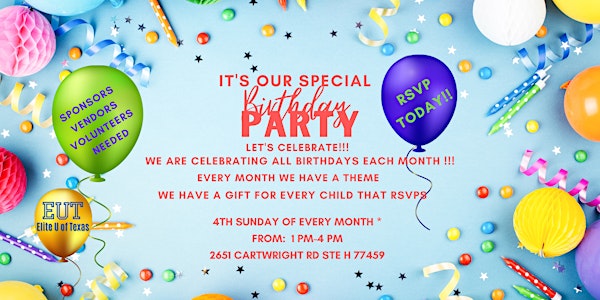It's Our Special Birthday Party