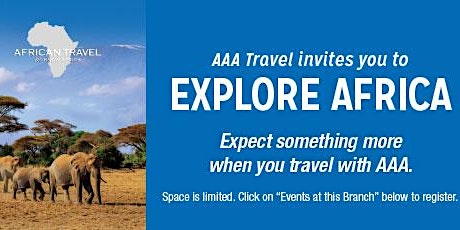 Discover Africa w/African Travel & AAA
