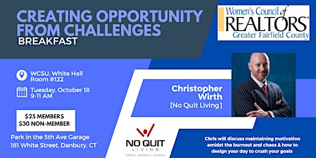 Creating Opportunity from Challenges with Chris Wirth of No Quit Living
