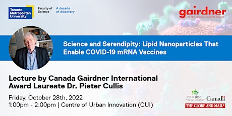 Lecture by Canada International Gairdner Award Laureate Dr. Pieter Cullis
