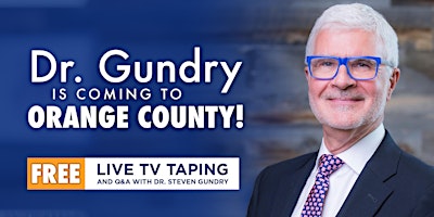 Dr. Steven Gundry - Live TV taping and Q&A