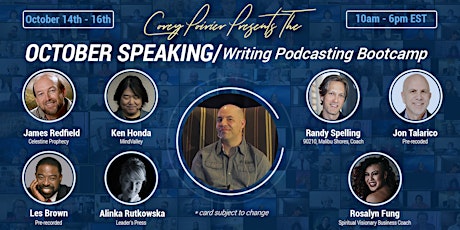 Corey Poirier Presents: The Speaker / Writer / Podcasting Bootcamp