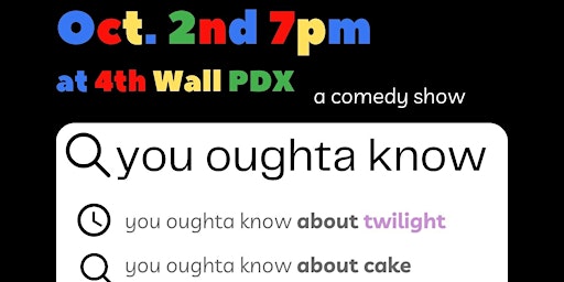 Live Comedy: YOU OUGHTA KNOW w/ Aimee Sinclair