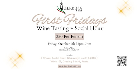 Zerbina Wines First Fridays | October 2022