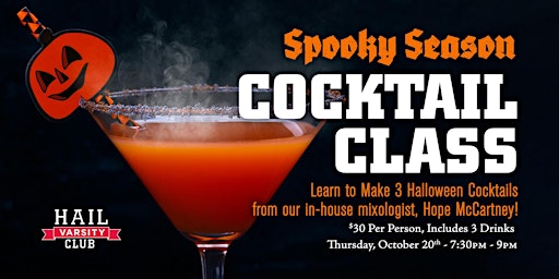 Cocktail Class: Spooky Season