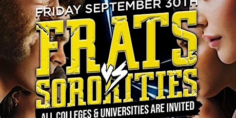 College Fridays "FRATS VS SORORITIES" @ LEGACY Night Club 18+ College Night
